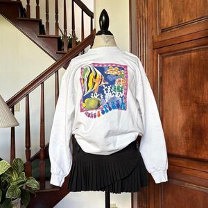 Frutiger Aero “Make A Splash” Fish Underwater Sweatshirt Crewneck Vintage